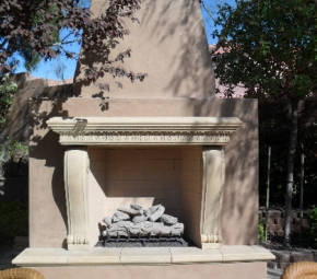outdoor fireplace 1