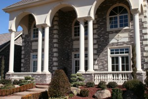 exterior columns