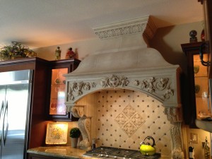 kitchen hood & backsplash