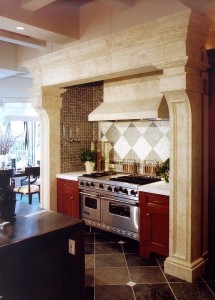 Kitchen hood & surround