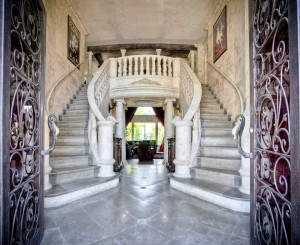 custom double stairs by Realm of Design